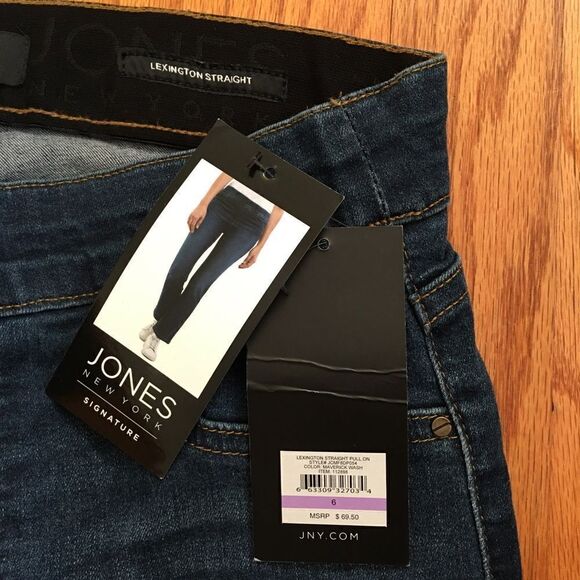 JONES NEW YORK NWT Lexington Straight Pull On Jeggings | Size 6 - Picture 7 of 9